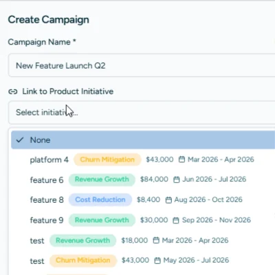 Synch Marketing Campaigns to Product Initiatives