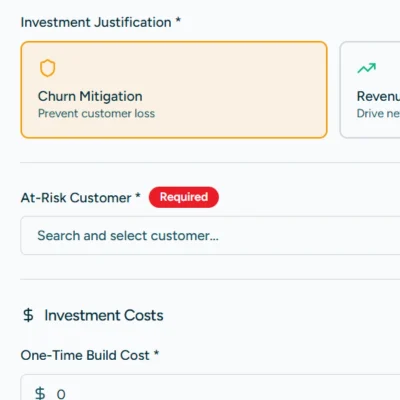 Customer-justified product investments